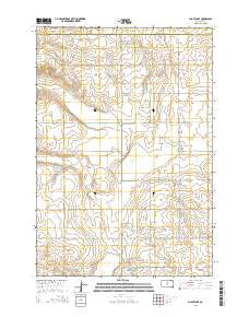 Flight Lake South Dakota Current topographic map, 1:24000 scale, 7.5 X 7.5 Minute, Year 2015