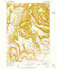 Flint Hill South Dakota Historical topographic map, 1:24000 scale, 7.5 X 7.5 Minute, Year 1950