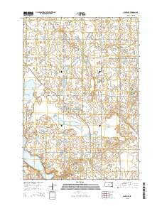 Florence South Dakota Current topographic map, 1:24000 scale, 7.5 X 7.5 Minute, Year 2015