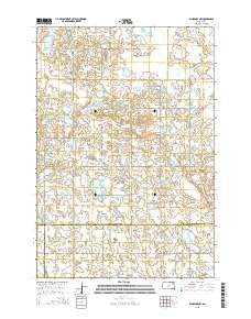 Florence NW South Dakota Current topographic map, 1:24000 scale, 7.5 X 7.5 Minute, Year 2015