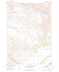 Folsom South Dakota Historical topographic map, 1:24000 scale, 7.5 X 7.5 Minute, Year 1953