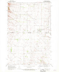 Forbes North Dakota Historical topographic map, 1:24000 scale, 7.5 X 7.5 Minute, Year 1968