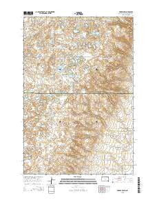 Forbes NW South Dakota Current topographic map, 1:24000 scale, 7.5 X 7.5 Minute, Year 2015