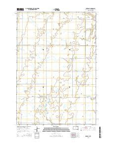 Forbes SE South Dakota Current topographic map, 1:24000 scale, 7.5 X 7.5 Minute, Year 2015