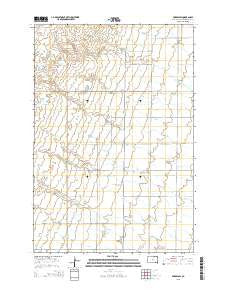 Forbes SW South Dakota Current topographic map, 1:24000 scale, 7.5 X 7.5 Minute, Year 2015