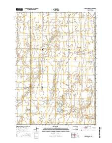 Fordham Dam South Dakota Current topographic map, 1:24000 scale, 7.5 X 7.5 Minute, Year 2015