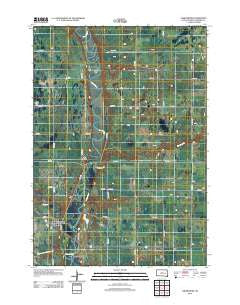 Forestburg South Dakota Historical topographic map, 1:24000 scale, 7.5 X 7.5 Minute, Year 2012