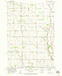 Forestburg NW South Dakota Historical topographic map, 1:24000 scale, 7.5 X 7.5 Minute, Year 1958