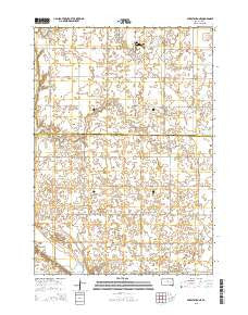 Forestburg NE South Dakota Current topographic map, 1:24000 scale, 7.5 X 7.5 Minute, Year 2015
