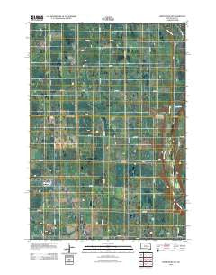 Forestburg NW South Dakota Historical topographic map, 1:24000 scale, 7.5 X 7.5 Minute, Year 2012