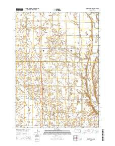 Forestburg NW South Dakota Current topographic map, 1:24000 scale, 7.5 X 7.5 Minute, Year 2015
