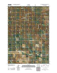 Fort George Butte SW South Dakota Historical topographic map, 1:24000 scale, 7.5 X 7.5 Minute, Year 2012