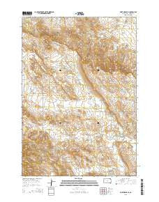 Fort Meade SE South Dakota Current topographic map, 1:24000 scale, 7.5 X 7.5 Minute, Year 2015