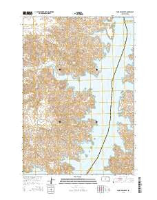 Four Bear Creek South Dakota Current topographic map, 1:24000 scale, 7.5 X 7.5 Minute, Year 2015