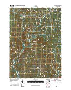 Fourmile South Dakota Historical topographic map, 1:24000 scale, 7.5 X 7.5 Minute, Year 2012