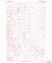 Frankfort SW South Dakota Historical topographic map, 1:24000 scale, 7.5 X 7.5 Minute, Year 1967