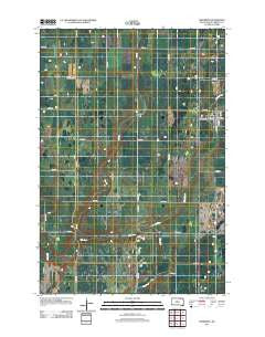 Frederick South Dakota Historical topographic map, 1:24000 scale, 7.5 X 7.5 Minute, Year 2012