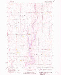 Frederick NW South Dakota Historical topographic map, 1:24000 scale, 7.5 X 7.5 Minute, Year 1968
