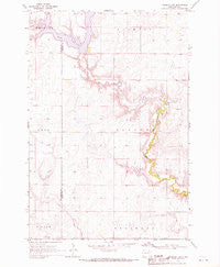 Frederick SW South Dakota Historical topographic map, 1:24000 scale, 7.5 X 7.5 Minute, Year 1968