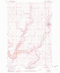 Frederick South Dakota Historical topographic map, 1:24000 scale, 7.5 X 7.5 Minute, Year 1953