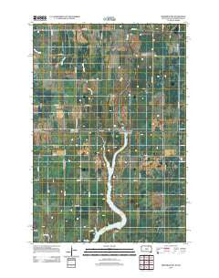 Frederick NW South Dakota Historical topographic map, 1:24000 scale, 7.5 X 7.5 Minute, Year 2012