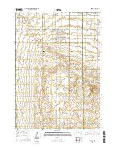 Freeman South Dakota Current topographic map, 1:24000 scale, 7.5 X 7.5 Minute, Year 2015