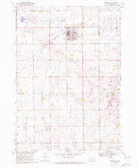 Freeman South Dakota Historical topographic map, 1:24000 scale, 7.5 X 7.5 Minute, Year 1970