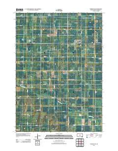 Freeman SE South Dakota Historical topographic map, 1:24000 scale, 7.5 X 7.5 Minute, Year 2012