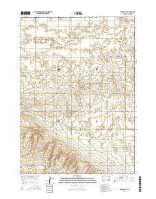 Freeman SE South Dakota Current topographic map, 1:24000 scale, 7.5 X 7.5 Minute, Year 2015