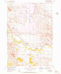 Fruitdale South Dakota Historical topographic map, 1:24000 scale, 7.5 X 7.5 Minute, Year 1954