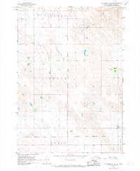 Ft. George Butte SE South Dakota Historical topographic map, 1:24000 scale, 7.5 X 7.5 Minute, Year 1966