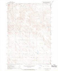 Ft. George Butte SW South Dakota Historical topographic map, 1:24000 scale, 7.5 X 7.5 Minute, Year 1967