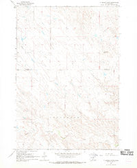 Ft. George Butte South Dakota Historical topographic map, 1:24000 scale, 7.5 X 7.5 Minute, Year 1967