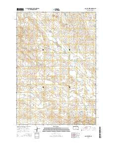 Gallup Creek South Dakota Current topographic map, 1:24000 scale, 7.5 X 7.5 Minute, Year 2015