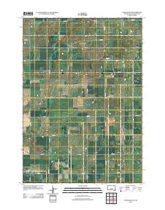 Gannvalley SE South Dakota Historical topographic map, 1:24000 scale, 7.5 X 7.5 Minute, Year 2012