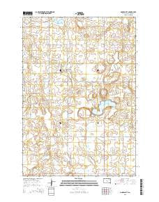 Garden City South Dakota Current topographic map, 1:24000 scale, 7.5 X 7.5 Minute, Year 2015