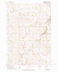 Garretson West South Dakota Historical topographic map, 1:24000 scale, 7.5 X 7.5 Minute, Year 1962