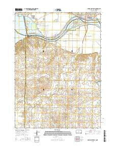 Gavins Point Dam South Dakota Current topographic map, 1:24000 scale, 7.5 X 7.5 Minute, Year 2015