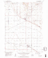 Gayville South Dakota Historical topographic map, 1:24000 scale, 7.5 X 7.5 Minute, Year 1957