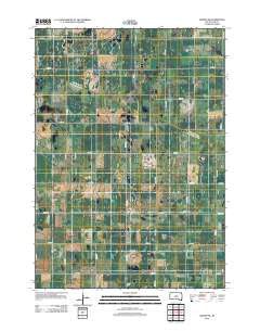 Geddes SE South Dakota Historical topographic map, 1:24000 scale, 7.5 X 7.5 Minute, Year 2012