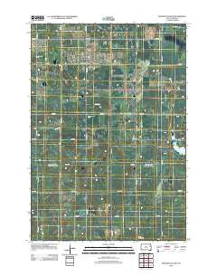 Gertson Slough South Dakota Historical topographic map, 1:24000 scale, 7.5 X 7.5 Minute, Year 2012