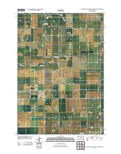 Gettysburg Municipal Airport South Dakota Historical topographic map, 1:24000 scale, 7.5 X 7.5 Minute, Year 2012