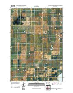 Gettysburg Municipal Airport NE South Dakota Historical topographic map, 1:24000 scale, 7.5 X 7.5 Minute, Year 2012