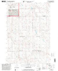 Glad Valley South Dakota Historical topographic map, 1:24000 scale, 7.5 X 7.5 Minute, Year 1998