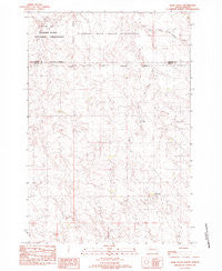 Glad Valley South Dakota Historical topographic map, 1:24000 scale, 7.5 X 7.5 Minute, Year 1982