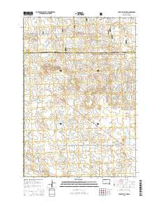 Glad Valley NW South Dakota Current topographic map, 1:24000 scale, 7.5 X 7.5 Minute, Year 2015