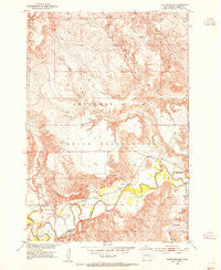 Glencross SE South Dakota Historical topographic map, 1:24000 scale, 7.5 X 7.5 Minute, Year 1952