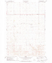 Glencross South Dakota Historical topographic map, 1:24000 scale, 7.5 X 7.5 Minute, Year 1975