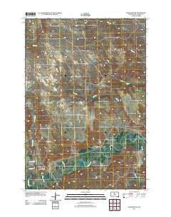 Glencross SE South Dakota Historical topographic map, 1:24000 scale, 7.5 X 7.5 Minute, Year 2012