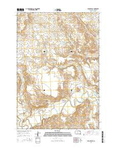 Glencross SE South Dakota Current topographic map, 1:24000 scale, 7.5 X 7.5 Minute, Year 2015